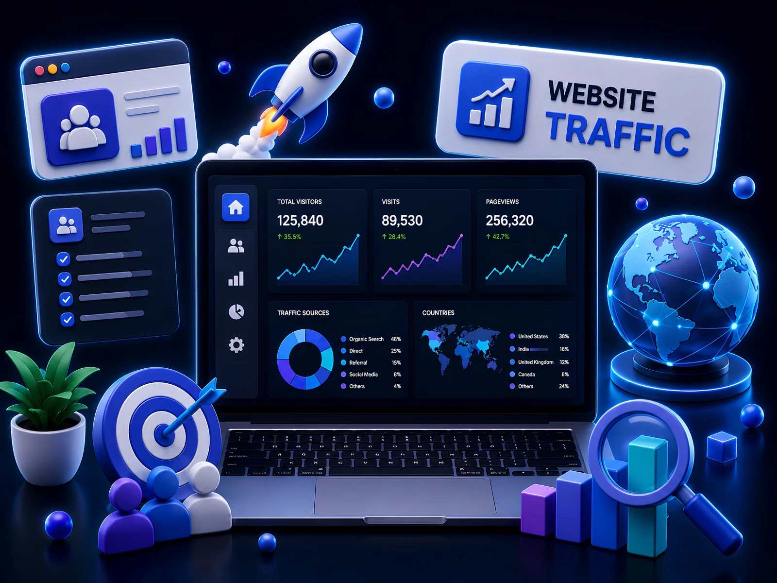 Website Traffic — Nextora Agency