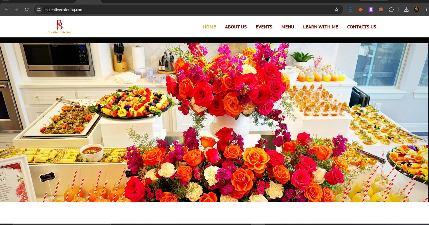 FS Creative Catering — Web & Catering