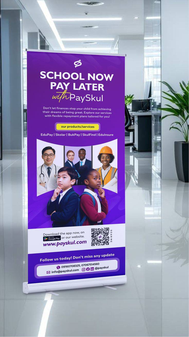 Roll-Up Banner & Exhibition Stand — Nextora Agency